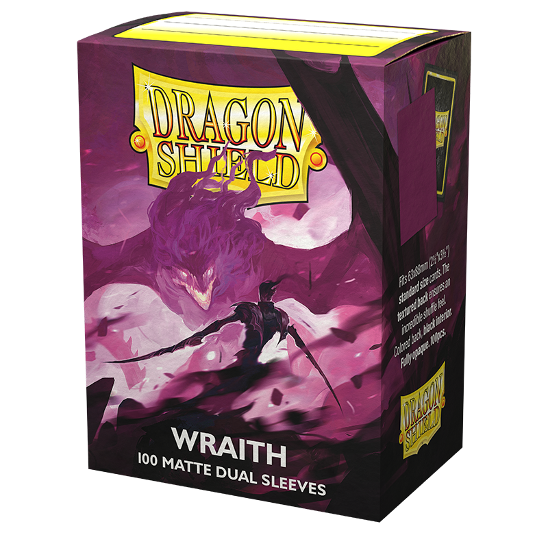 DragonShield - Standard Dual Sleeves: Wraith [Matte] (100 Sleeves)
