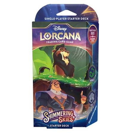 Lorcana: Shimmering Skies Starter Deck - Emerald & Steel